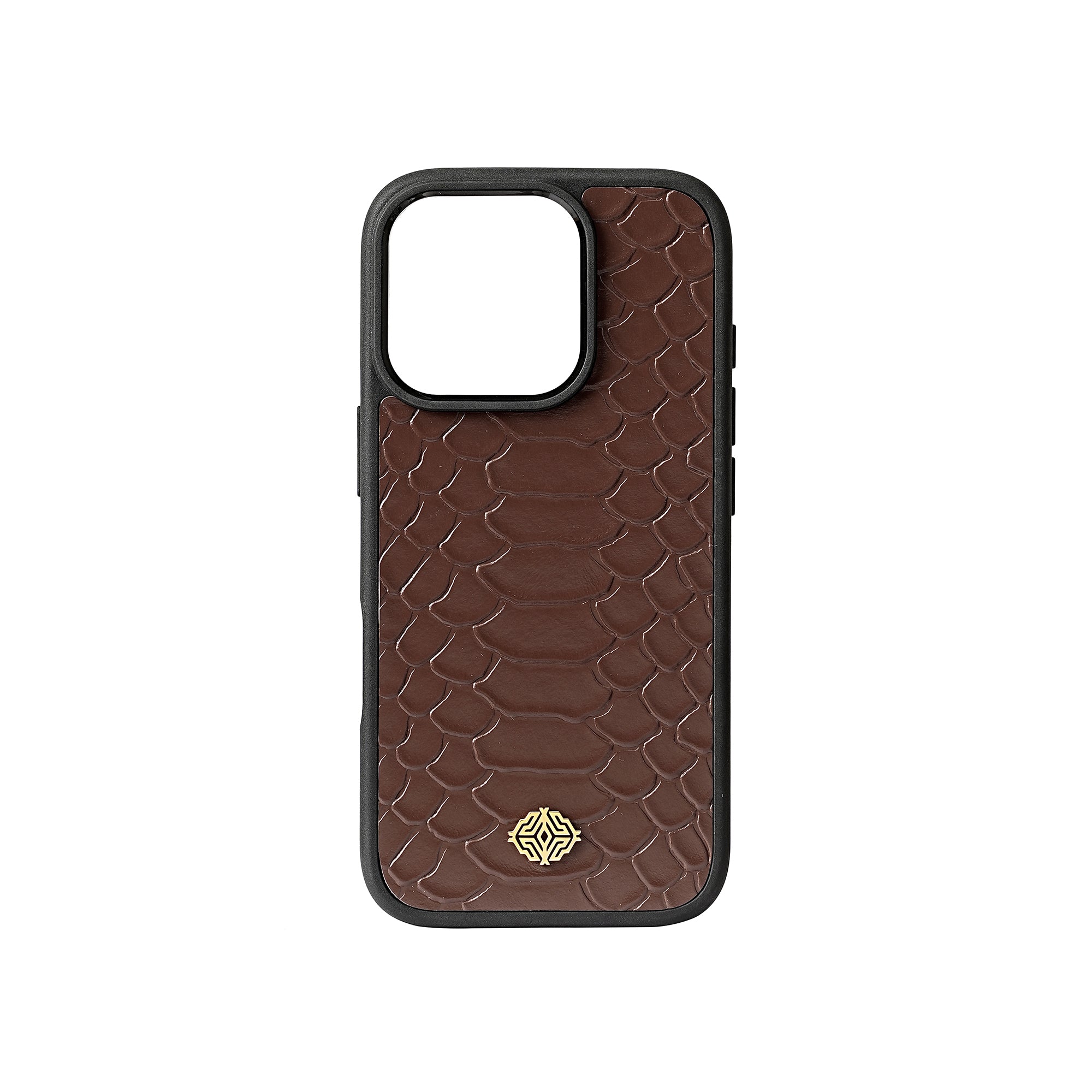 Chocolate MagSafe Python Leather iPhone Case
